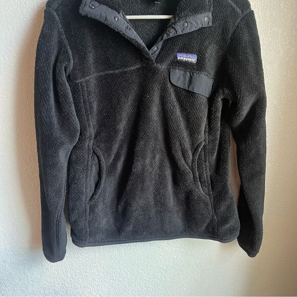 Patagonia Re-Tool Fleece Pullover Black - Picture 3 of 5